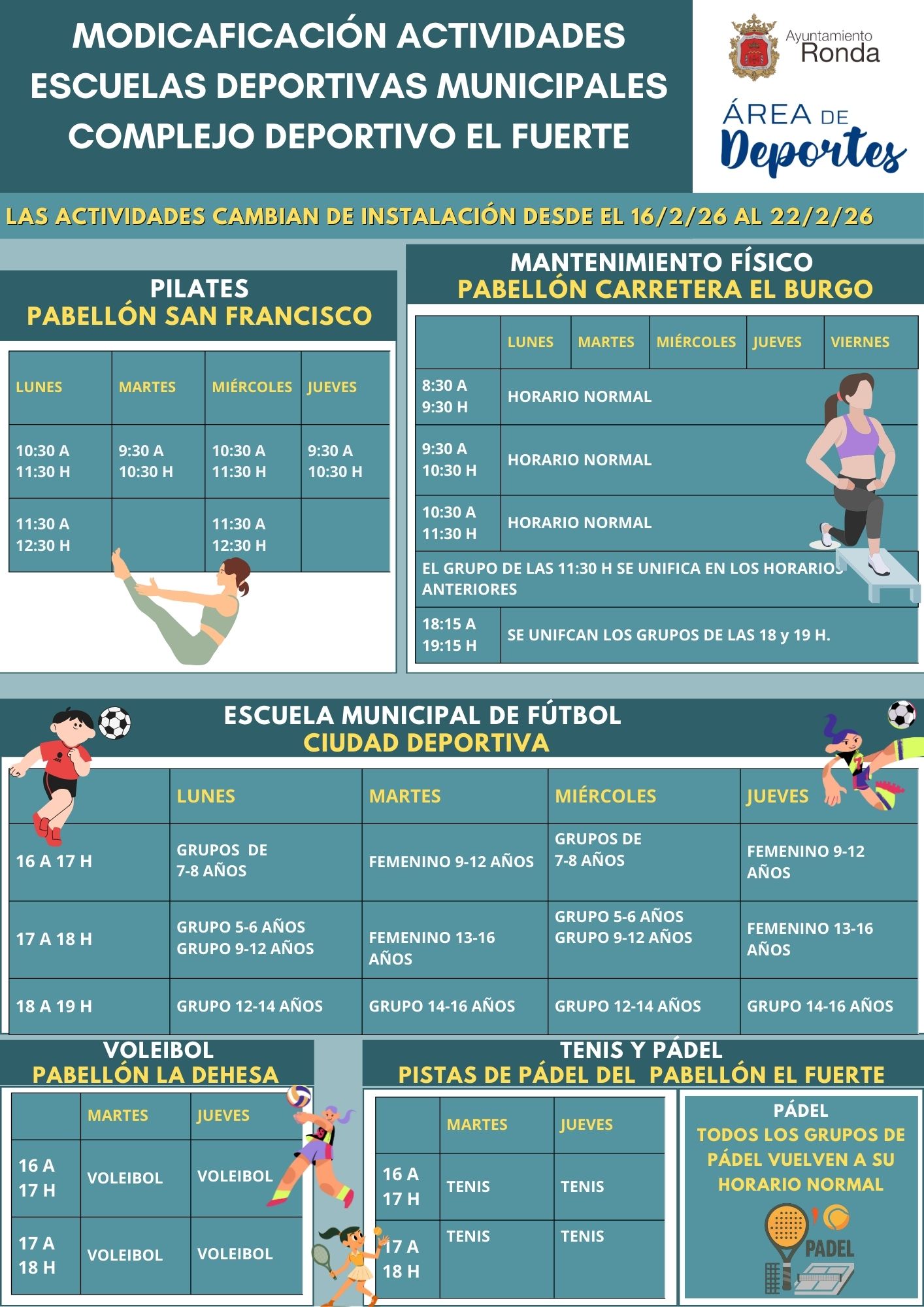 modicaficación actividades escuelas deportivas municipales (1)